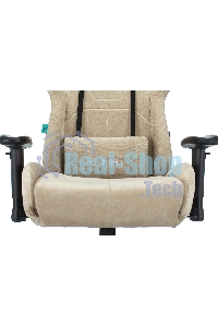 Кресло игровое Бюрократ VIKING KNIGHT LT21 FABRIC песочный крестовина металл/пластик