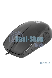 Мышь проводная Defender Optimum MB-160 черный, 1000 dpi, USB, кнопки - 3