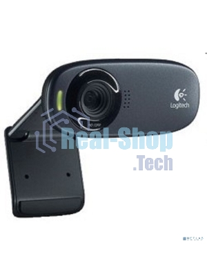 Веб-камера Logitech C310 HD 1280x720, 30 кадр/с, USB Type-A, микрофон (шумоподавление), автоосвещение, универсальное крепление