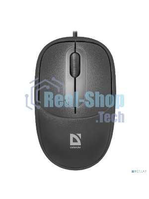 Мышь проводная Defender Datum MS-980 черный, 1000 dpi, USB, кнопки - 3