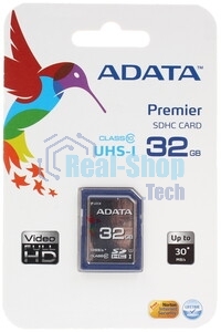 Флеш карта SDHC 32Gb Class10 ADATA ASDH32GUICL10-R Ultra speed