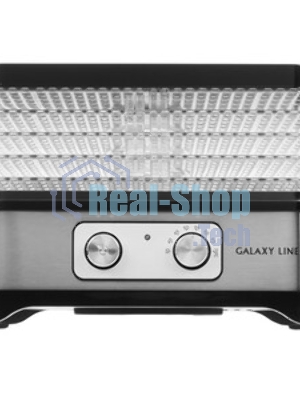 Сушилка для овощей и фруктов Galaxy Line GL 2639, черный с серебристым, с механическим управлением, 500 вт