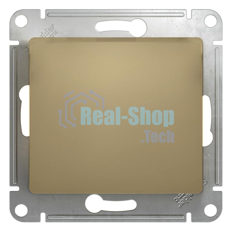 Механизм выключателя 1-кл. СП Glossa 10А IP20 10AX титан SchE GSL000411