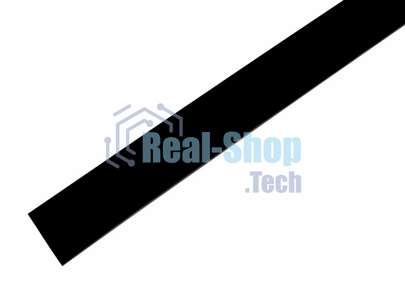 Термоусаживаемая трубка Rexant 19,0/9,5 мм, черная, упаковка 10 шт. по 1 м