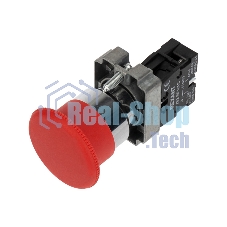 Кнопка Rexant XB2-BS грибок красная NC