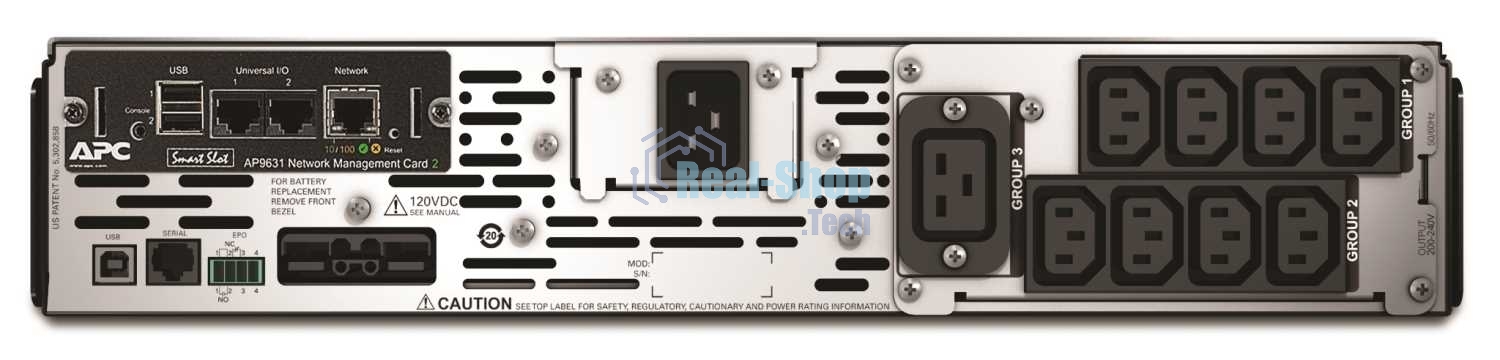 Источник бесперебойного питания APC Smart-UPS X SMX3000RMHV2UNC/3000 ВА/2700 Вт/9xIEC 320 C13, IEC 320 C19