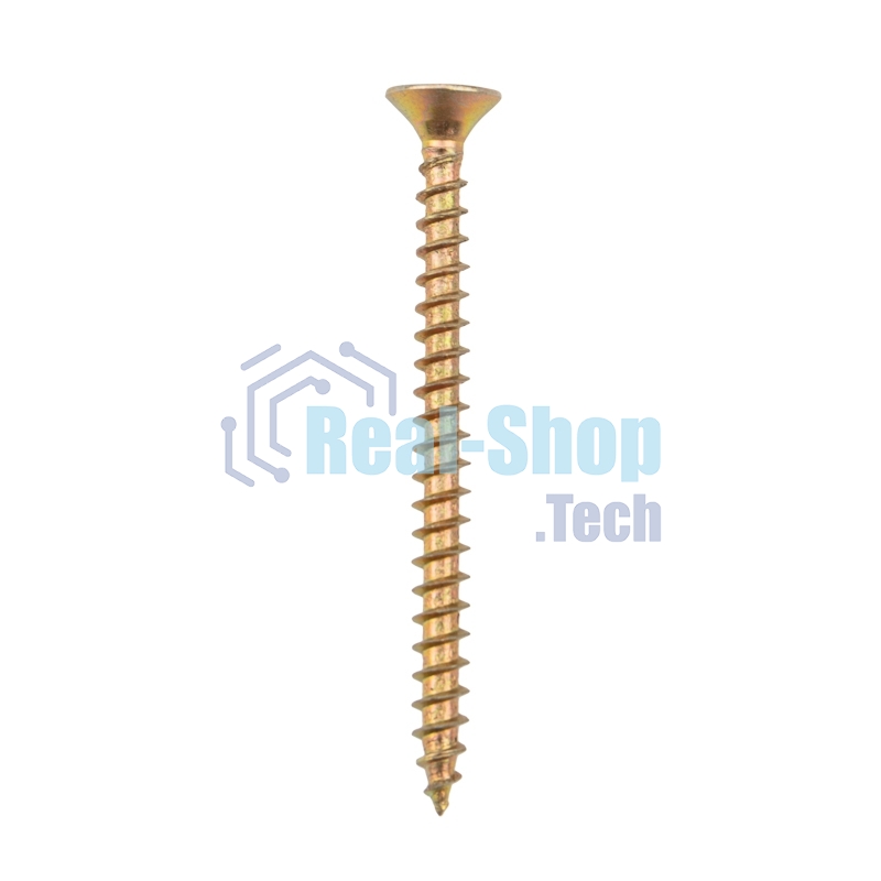 Саморез универсальный Kranz 5х60, желтый цинк, пакет (10шт.)