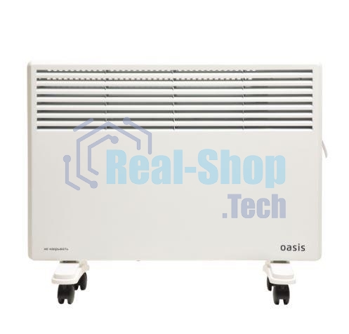 Конвектор Oasis KM-25 белый, 2500 Вт, 30 м2, термостат