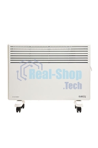 Конвектор Oasis KM-25 белый, 2500 Вт, 30 м2, термостат