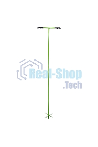 Бур лопастной со сменными ножами Сибртех, 2110 мм, удлинитель, диаметр 150 мм, 200 мм