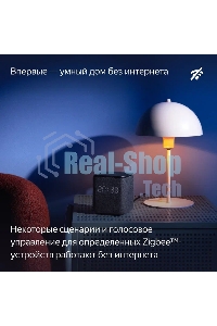 Умная колонка Яндекс Станция Миди, ZigBee, 24Вт, с голосовым ассистентом Алиса на YaGPT, серый
