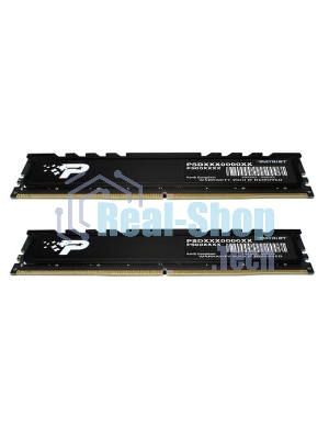 Оперативная память Patriot Signature Premium, DDR5, 64Gb (2x32 Gb), 4800 MHz, CL40, DIMM, радиатор, черный
