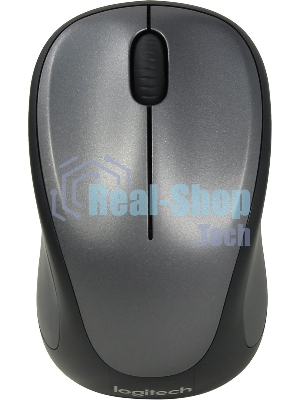 Мышь беспроводная Logitech M235 серый/черный, 1000 dpi, радиоканал, USB, кнопки - 3