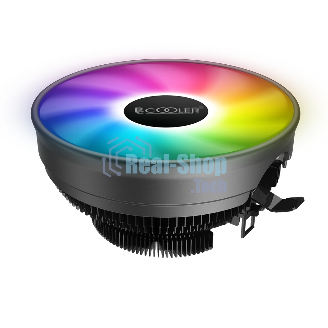 Кулер PCCooler E126M PRO черный 120мм алюминий+медь 1800rpm 29.8db 4-pin 92W 70мм