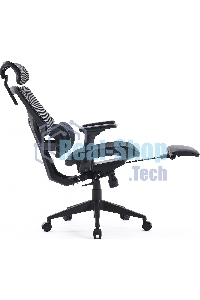 Кресло офисное Cactus CS-CHR-MC01-GYBK серый, сиденье черный, с подголов.