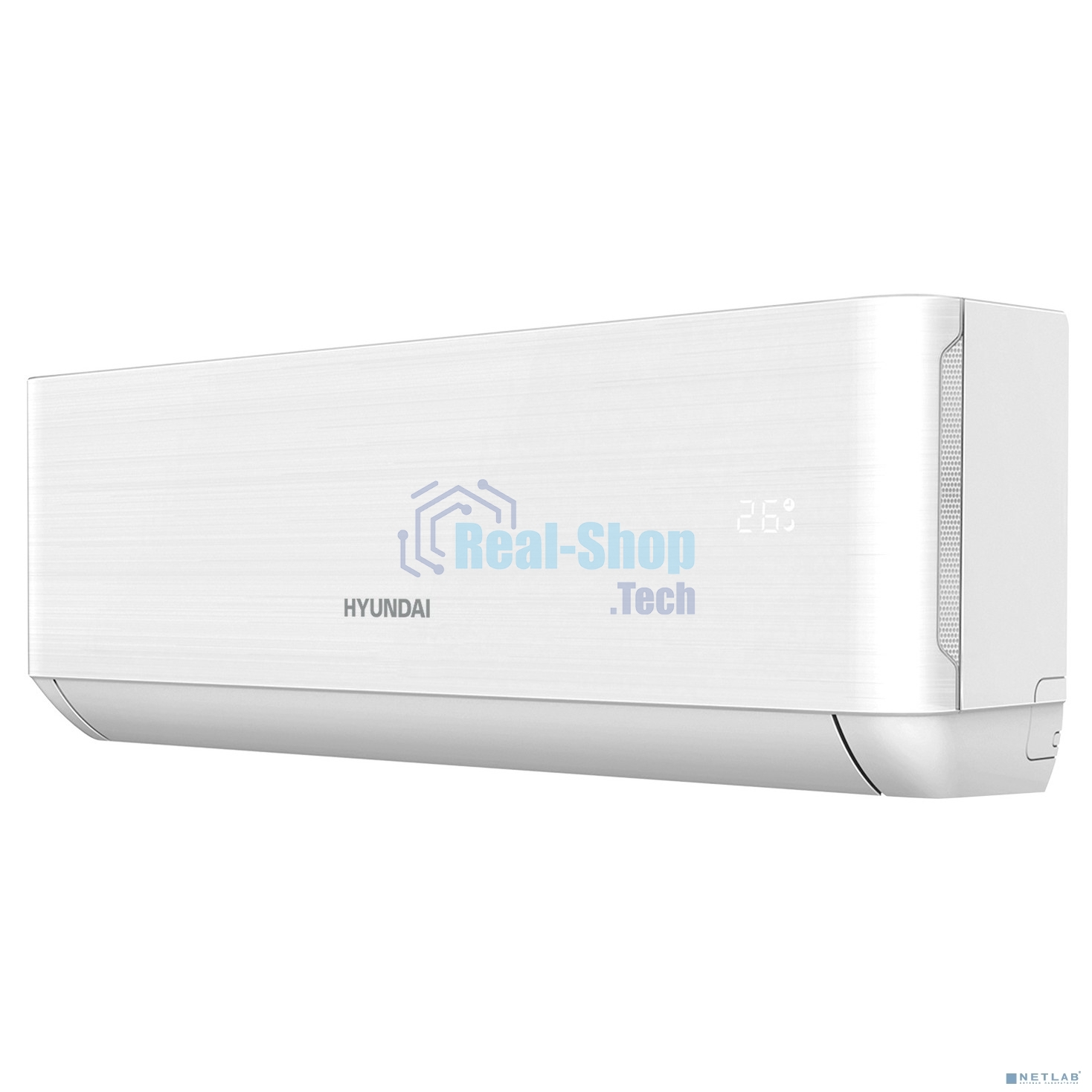 Кондиционер сплит-система Hyundai HAC-12/T-PRO 12000 BTU, 23 м², 22/41 дБ, охлаждение, обогрев, осушение, белый