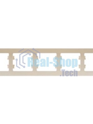 Рамка 5-м Glossa горизонт. перламутр SchE GSL000605