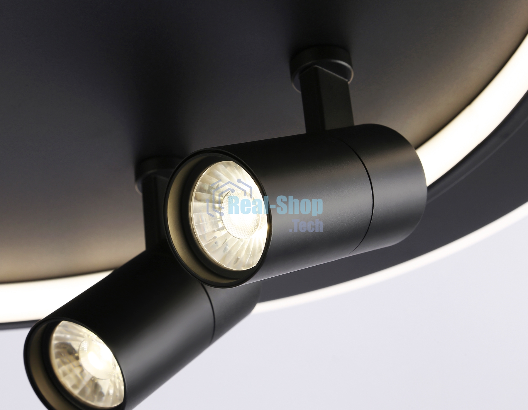 Светильник Ambrella light FL51393/1+2 BK черный 3000K-6400K 65W 560*480*120 (ПДУ РАДИО 2.4G)