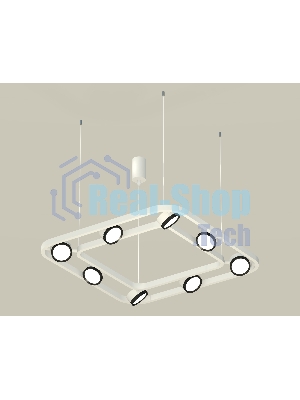 Светильник Ambrella light XB9177101/8 SWH/PBK белый песок/черный полированный GX53 (C9177, N8113)