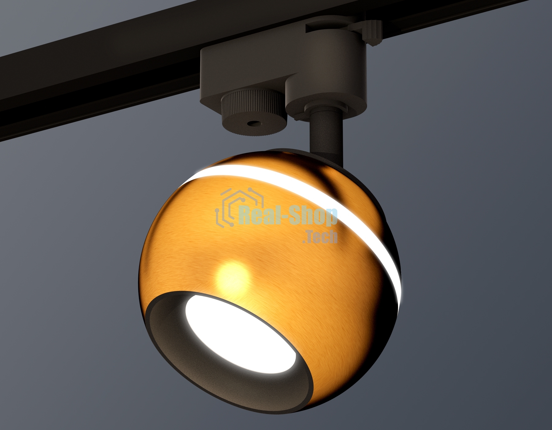 Светильник Ambrella light XT1105001 PYG/SBK золото желтое полированное/черный песок MR16 GU5.3 LED 3W 4200K