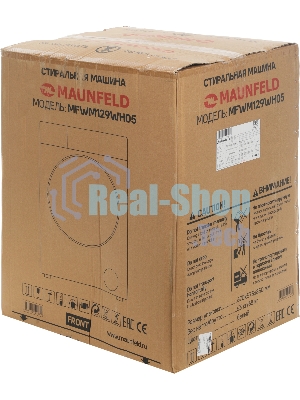 Стиральная машина Maunfeld MFWM129WH05 белый, загрузка фронтальная 9 кг, 1200 об/мин., класс: А+++