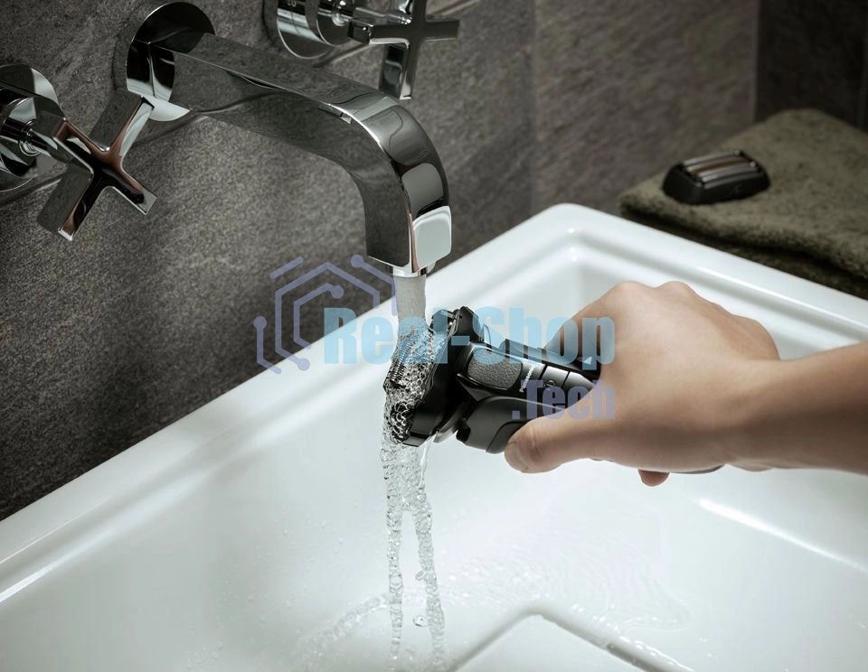 Электробритва сетчатая Panasonic ES-LV6U-K820 реж.эл.:5 питан.:аккум. черный