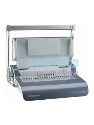 Переплетчик Fellowes Quasar+ (FS-56277) A4/перф.22л.сшив/макс.500л./пластик.пруж. (6-51мм)