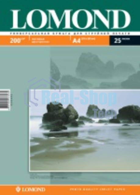 Фотобумага Lomond 0102052 A4/200г/м2/25л./белый матовое/матовое для струйной печати