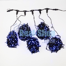 Гирлянда Neon-night LED ClipLight 24V, 5 нитей по 20 метров, цвет диодов синий