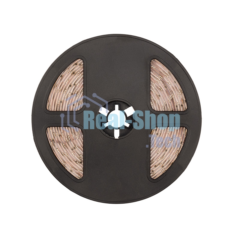 Лента светодиодная силикон, 8 мм, IP65, SMD 2835, 60 LED/m, 12 V, цвет свечения зеленый