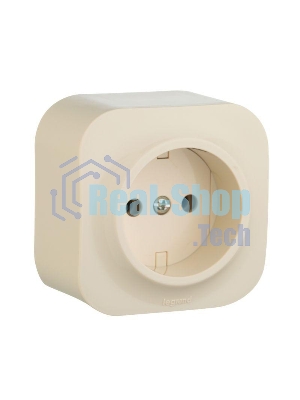 Розетка без заземления без шторок (Слоновая кость) Legrand 782240