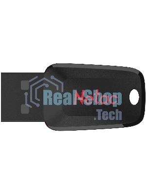 Флешка USB Netac U197 (NT03U197N-032G-20BK), 32Gb, USB 2.0, R/W 25/10, черный/красный