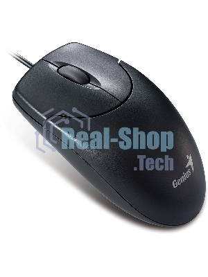 Мышь проводная Genius NetScroll 120 V2 черный, 1000 dpi, USB, кнопки - 3