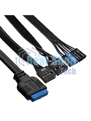 Компьютерный корпус Miditower ExeGate AA-442U2 (ATX, без БП, 1хUSB+2хUSB 3.0, аудио, черный)
