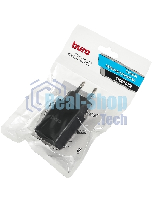 Сетевое зарядное устройство Buro BUWA1 2.1A черный
