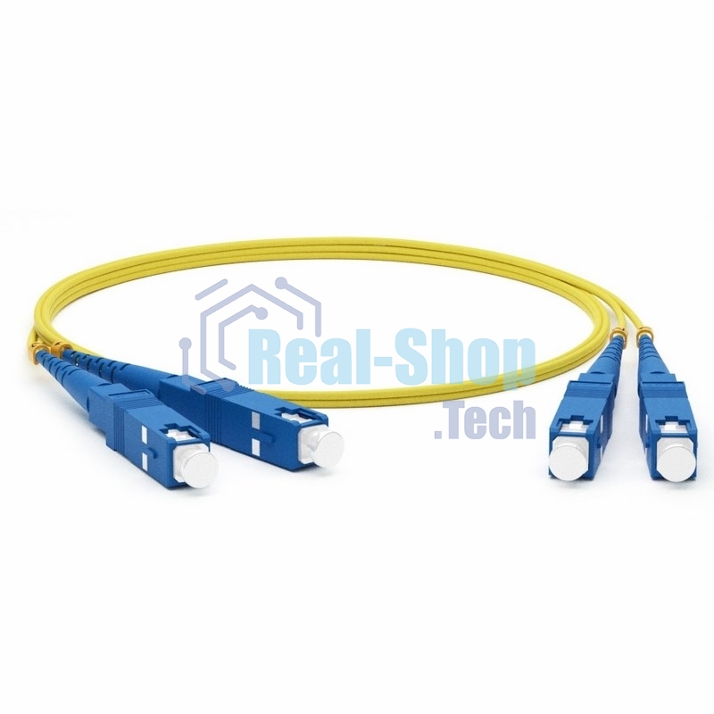 Патч-корд оптический соединительный Rexant (SM), 9/125 (OS2), SC/UPC-SC/UPC, (Duplex), LSZH, 1м