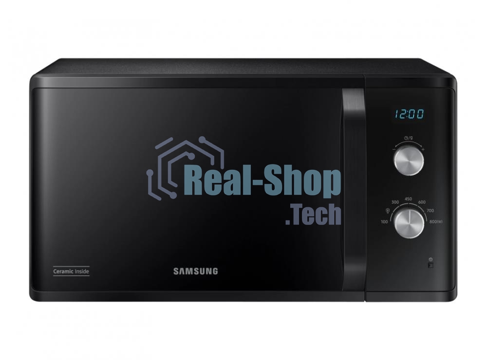 Микроволновая печь Samsung MS23K3614AK черный, 23 л, 800 Вт, переключатели - поворотный механизм