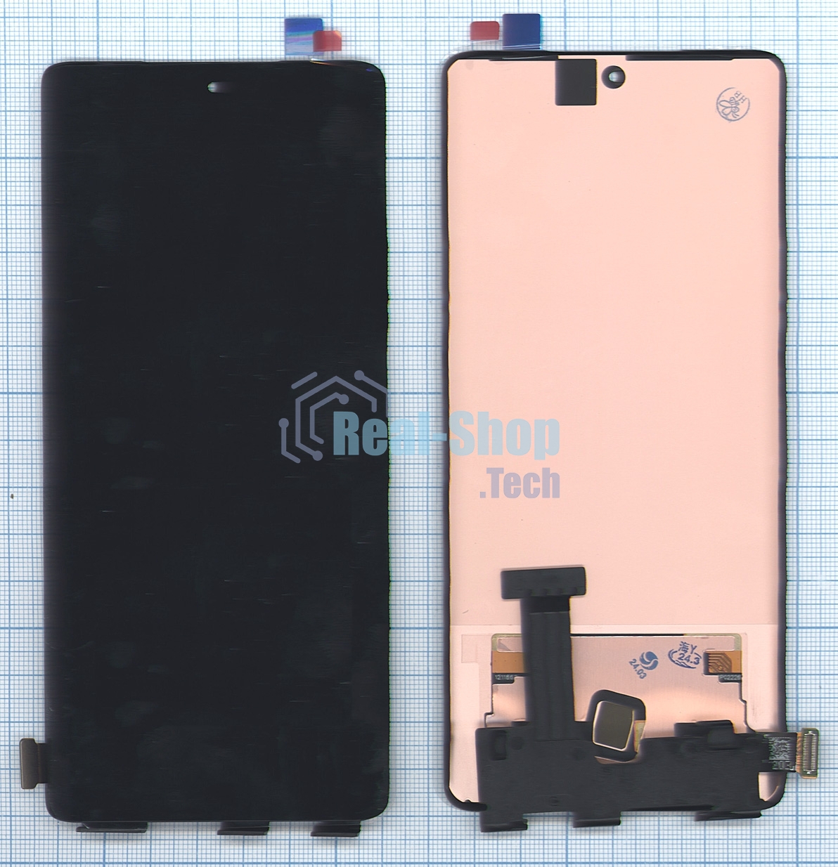 Дисплей для Vivo V29 в сборе с тачскрином orig черный