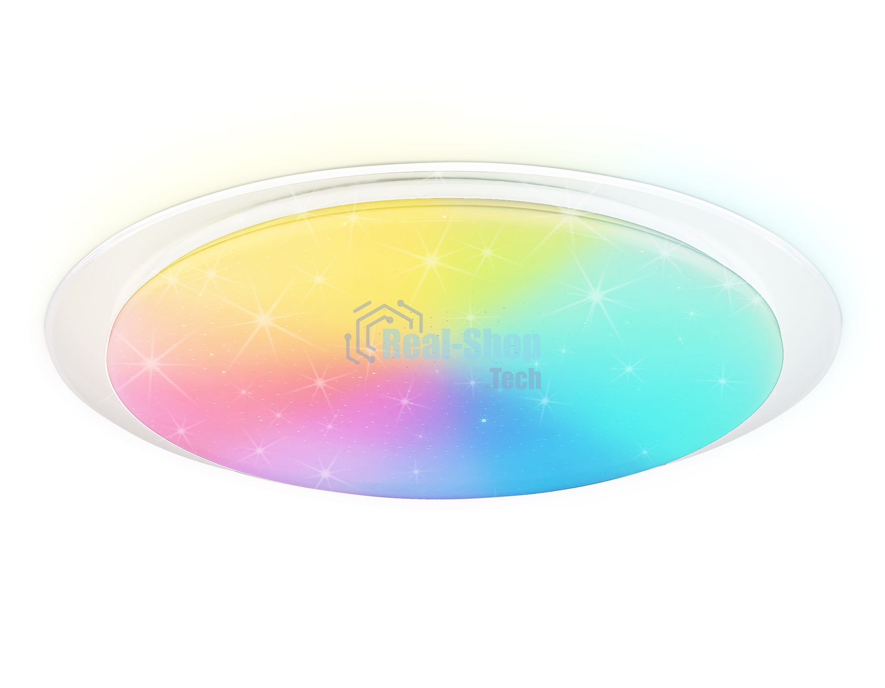 Светодиодный светильник RGB Ambrella light FZ780 WH белый IP20 60W 3000-6500K+RGB 570*55 (ПДУ ИК)
