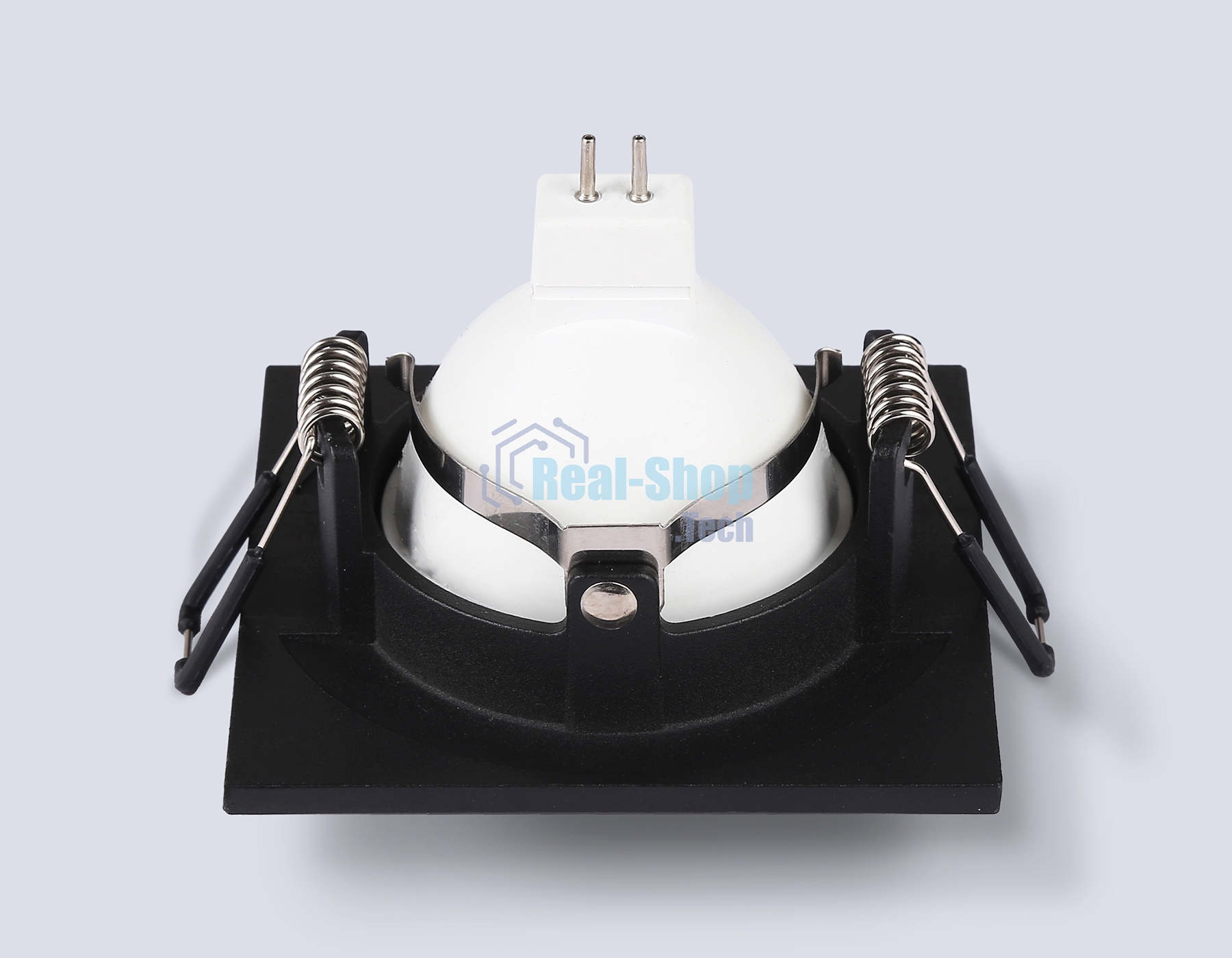 Встраиваемый точечный светильник Ambrella light TN102818 BK черный GU5.3 78*78*28