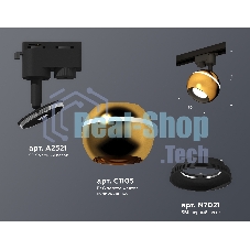 Светильник Ambrella light XT1105001 PYG/SBK золото желтое полированное/черный песок MR16 GU5.3 LED 3W 4200K