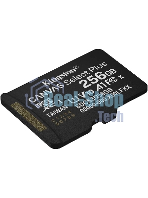 Флеш карта microSDXC 256Gb Kingston SDCS3/256Gb Canvas Select Plus + adapter