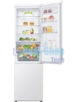 Холодильник LG GC-B509AQQW белый двухкамерный 277/110л морозилка снизу, No Frost
