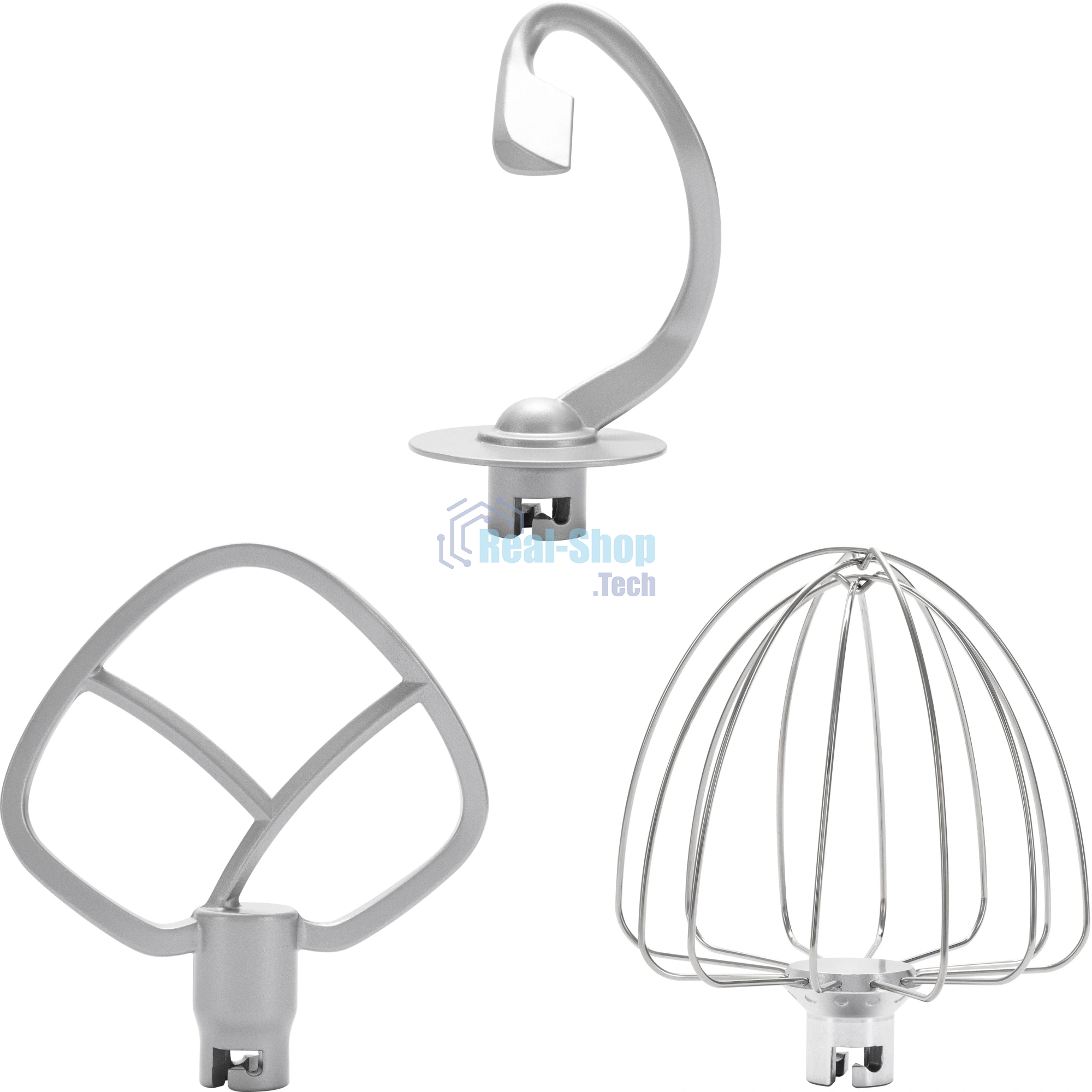 Миксер Vitek VT-PM0550 серебристый, стационарный, 2000 Вт, 6.2 л, 6 скоростей