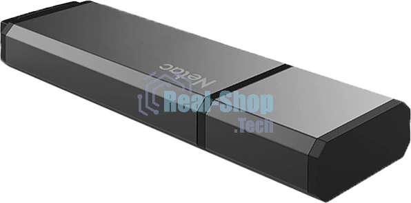 Флешка USB Netac U351 (NT03U351N-032G-32BK), 32Gb, USB 3.0, R/W 110/45, черный