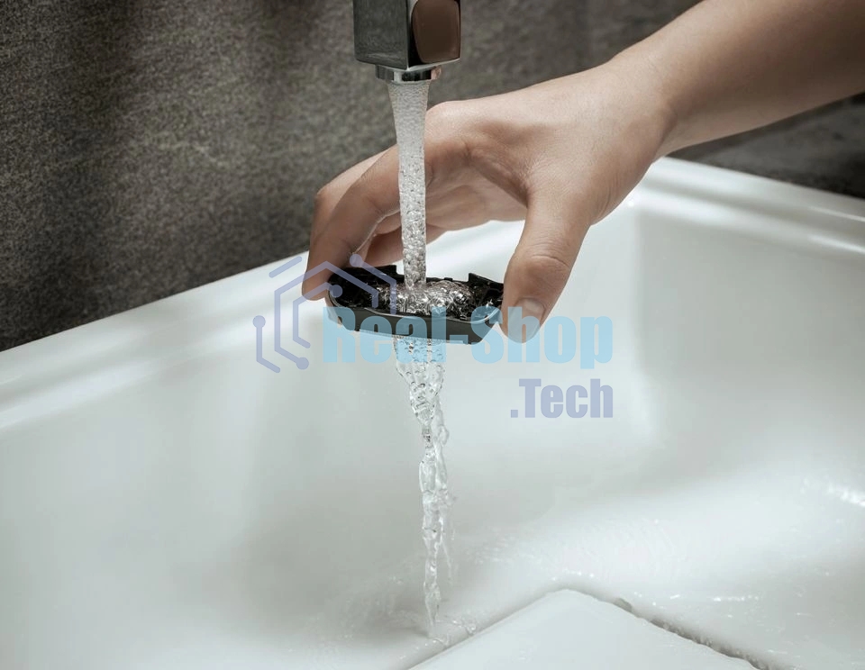 Электробритва сетчатая Panasonic ES-LV6U-K820 реж.эл.:5 питан.:аккум. черный
