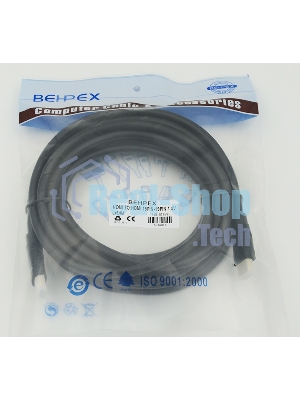 Кабель аудио-видео Behpex HDMI (m)/HDMI (m) 5м. черный ver1.4
