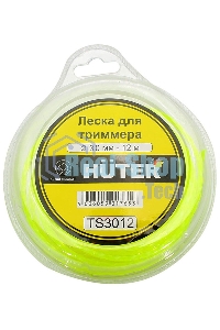 Леска для садовых триммеров Huter TS3012 d=3мм L=12м для Huter GGT-1900S(T) (71/2/3)