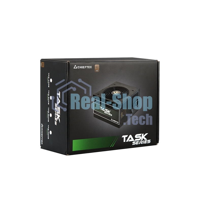 Блок питания Chieftec Task TPS-700S, 700Вт, 80 PLUS Bronze, 120мм, черный
