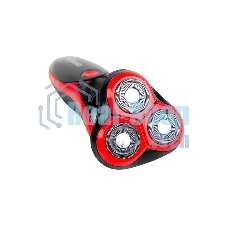 Электробритва Centek CT-2168 (красный) ротор 3D, влажное бритье, 3 плав.головки, 2-ные лезвия, до 50 мин раб